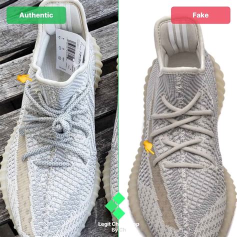 real vs false Yeezy